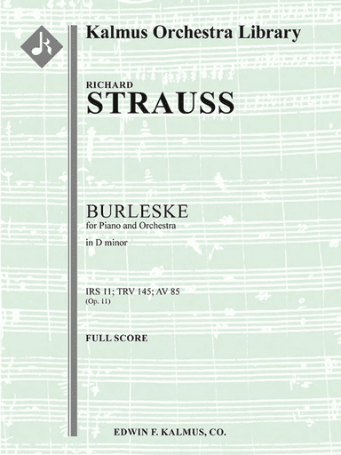 Burleske in D minor for Piano and Orchestra, IRS 11 (TrV 145; AV 85)