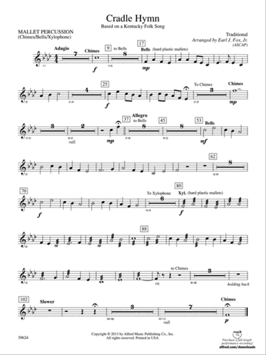 Cradle Hymn: Mallets