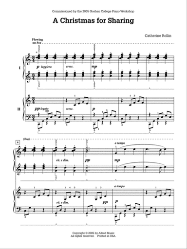 Christmas for Sharing - Piano Duo (2 Pianos, 4 Hands)