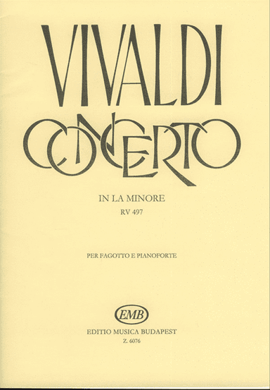 Bassoon Concerto In A Minor VIII No.7