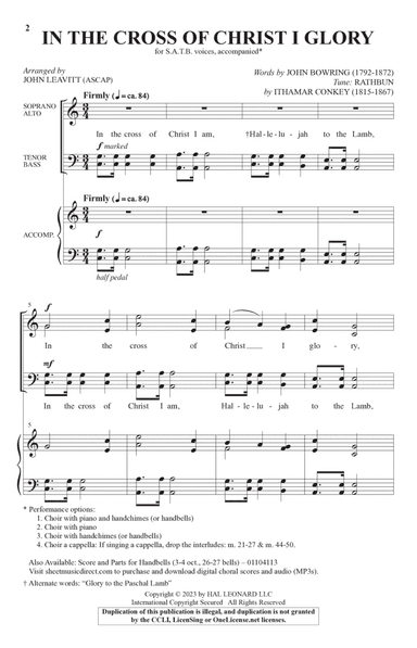 In The Cross Of Christ I Glory (arr. John Leavitt)