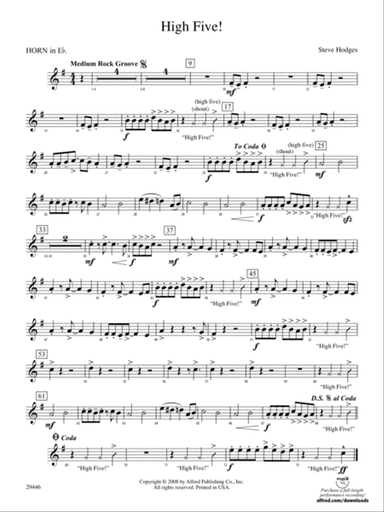 High Five!: (wp) 1st Horn in E-flat