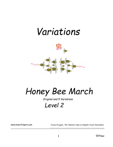 Honey Bee March. Lev. 2. Variations