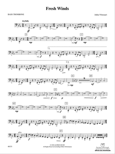 Fresh Winds: 3rd Trombone