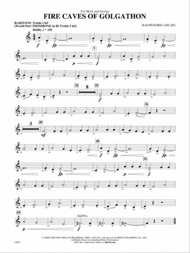 Fire Caves of Golgathon: Baritone T.C.