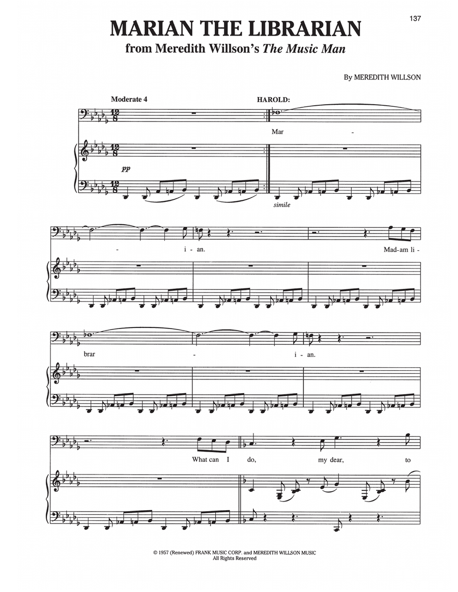 Marian The Librarian (from The Music Man)