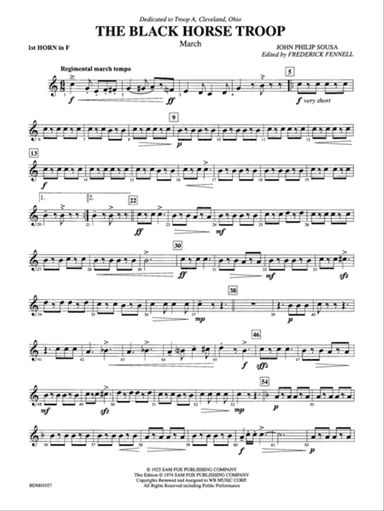 Black Horse Troop: 1st F Horn