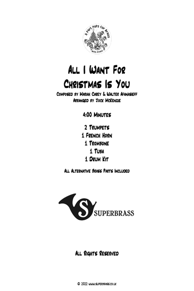 All I Want For Christmas Is You