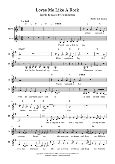 Loves Me Like A Rock