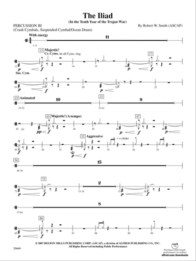 The Iliad: 3rd Percussion