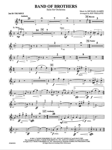 Band of Brothers: 2nd B-flat Trumpet