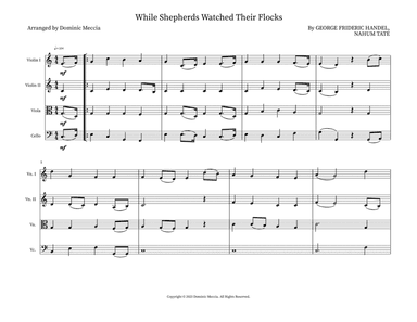 While Shepherds Watched Their Flocks
