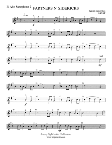 Partners n' Sidekicks: 2nd E-flat Alto Saxophone