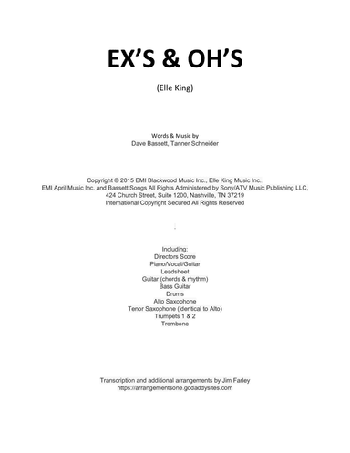 Ex's & Oh's