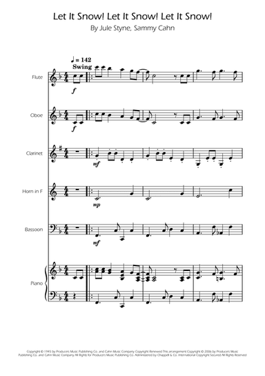 Let It Snow! Let It Snow! Let It Snow!