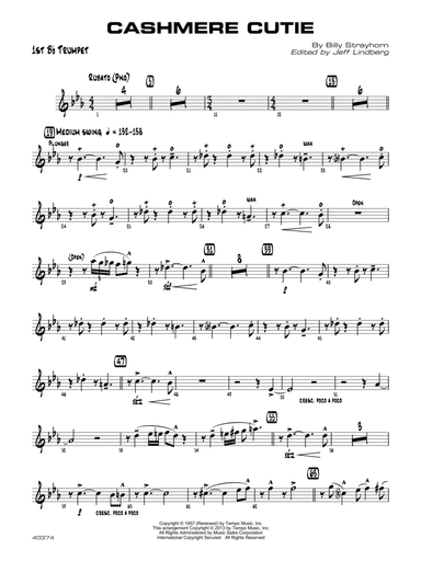 Cashmere Cutie - 1st Bb Trumpet