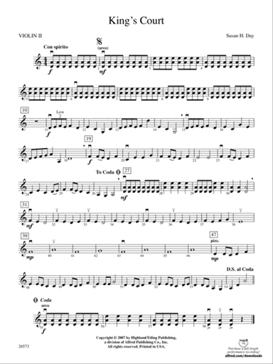 King's Court: 2nd Violin
