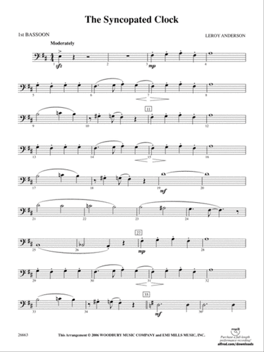 The Syncopated Clock: Bassoon