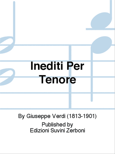 Inediti Per Tenore