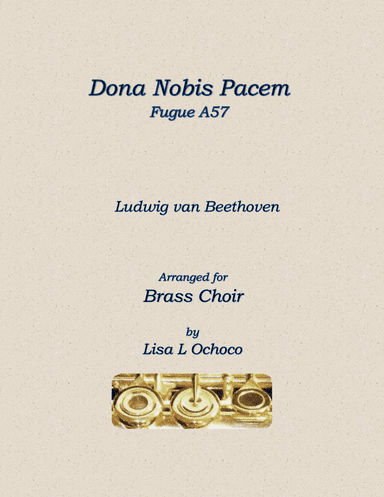 Dona Nobis Pacem A57 for Brass Choir