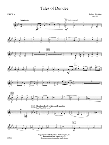 Tales of Dundee: 1st F Horn