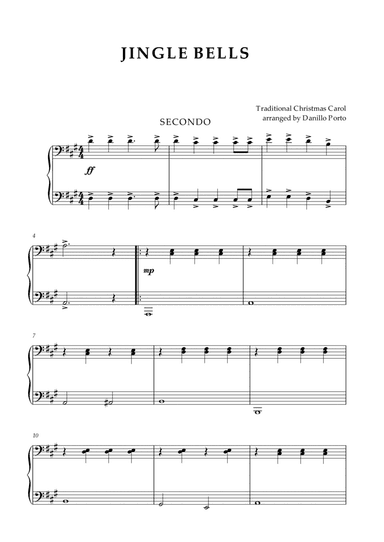 Jingle Bells - Piano Four Hands
