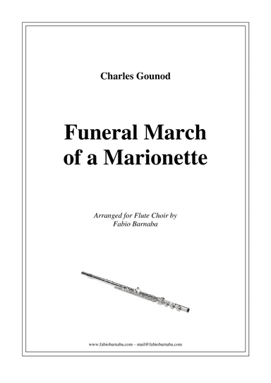 Funeral March of a Marionette - for Flute Choir