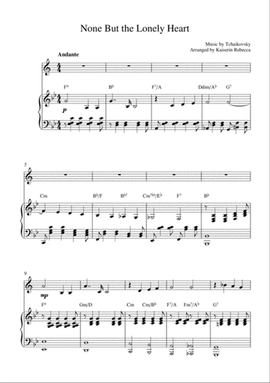 None But The Lonely Heart