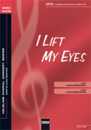 I lift my eyes