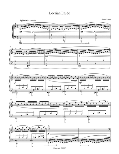 Locrian Etude