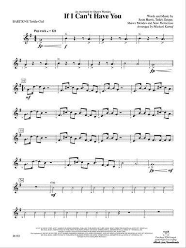 If I Can't Have You: Baritone T.C.