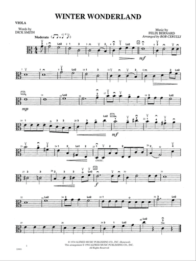 Classics for a Christmas Pops, Level 1: Viola