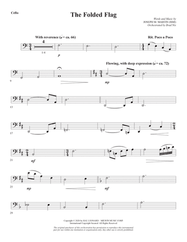 The Folded Flag - Cello