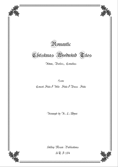 Romantic Christmas Flute Trios