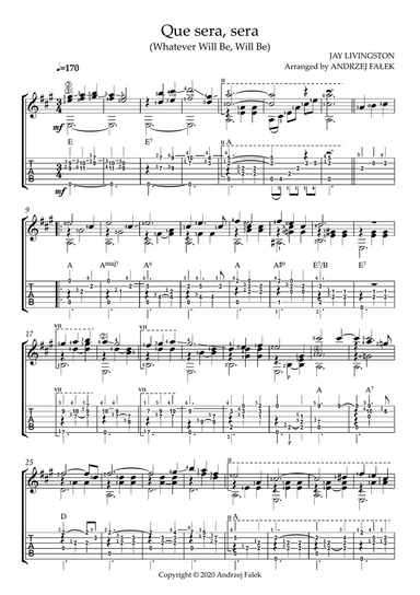 Que Sera, Sera (whatever Will Be, Will Be)