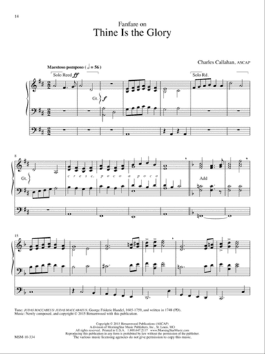 Fanfare on Thine Is the Glory (Downloadable)