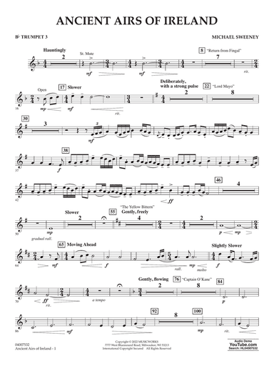 Ancient Airs of Ireland - Bb Trumpet 3