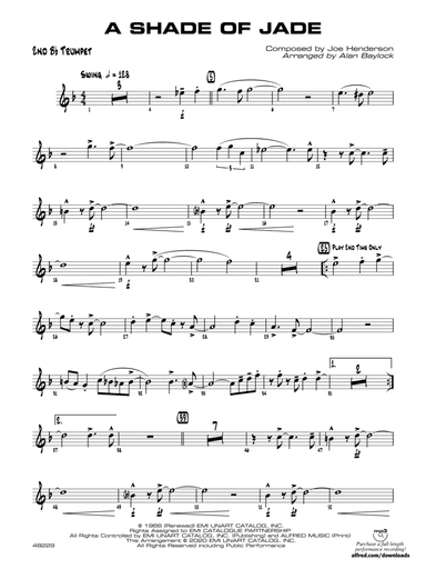 A Shade of Jade: 2nd B-flat Trumpet