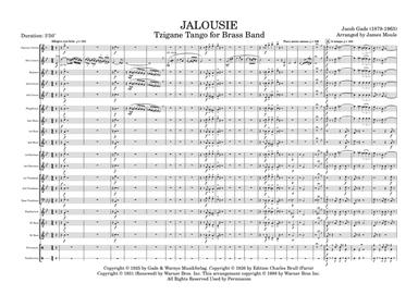 Jalousie (tango Tzigane)