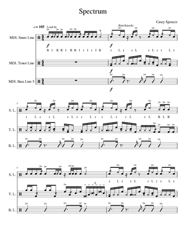 Spectrum - Drumline Cadence