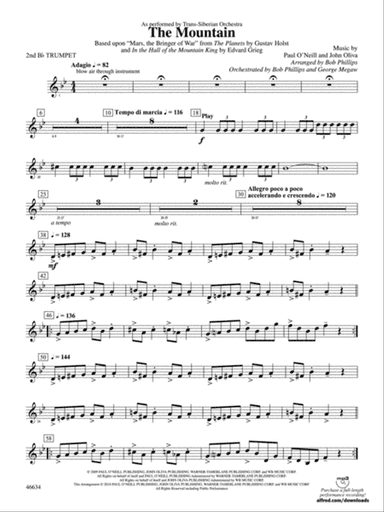 The Mountain: 2nd B-flat Trumpet