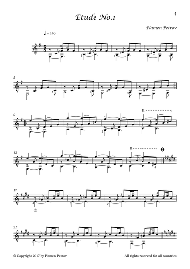 Etude No 1
