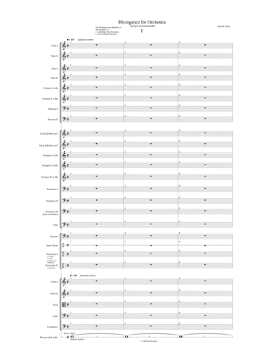 Divergence for Orchestra
