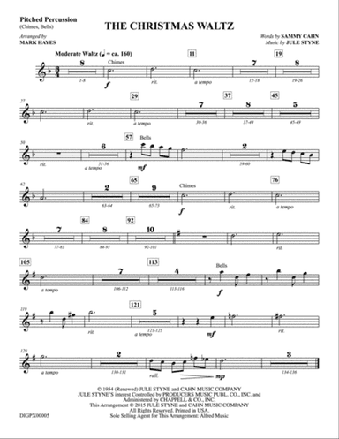 The Christmas Waltz: Percussion 1
