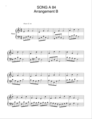 Song for student 1