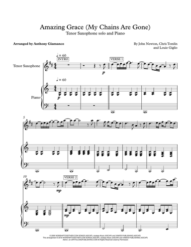 Amazing Grace (my Chains Are Gone)