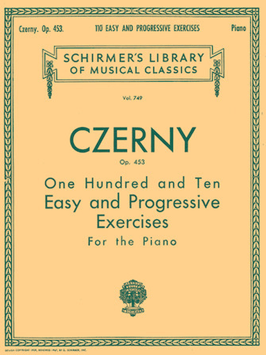 110 Easy and Progressive Exercises, Op. 453