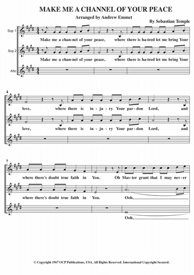 Make Me A Channel Of Your Peace (prayer Of St. Francis)
