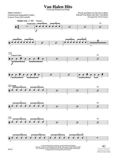 Van Halen Hits: 2nd Percussion