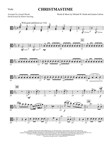 Christmastime (arr. Joseph M. Martin) - Viola